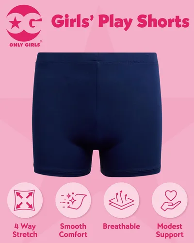 Miniatura 2 de Rene Rofe Pantalones cortos de baile y bicicleta para niñas (paquete de 2)