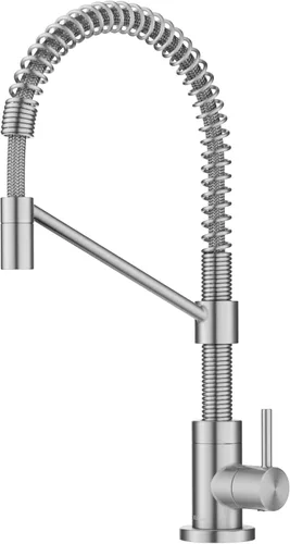KRAUS Bolden Grifo de filtro de agua potable de una sola manija para ósmosis inversa o sistema de filtración de agua en acero inoxidable sin Acero