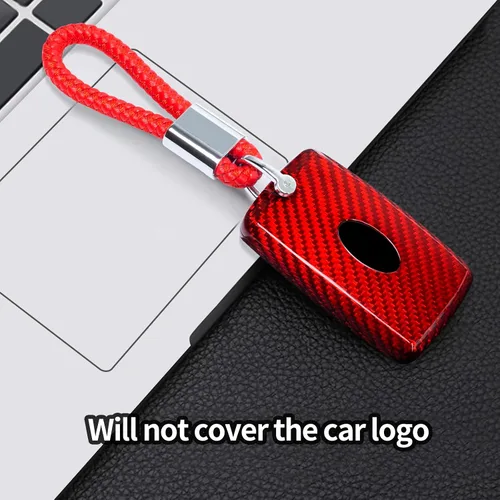 Miniatura 5 de T-carbon - Funda para llavero compatible con Land Rover, Funda protectora para llavero de fibra de vidrio real compatible con Jaguar Defender 110S