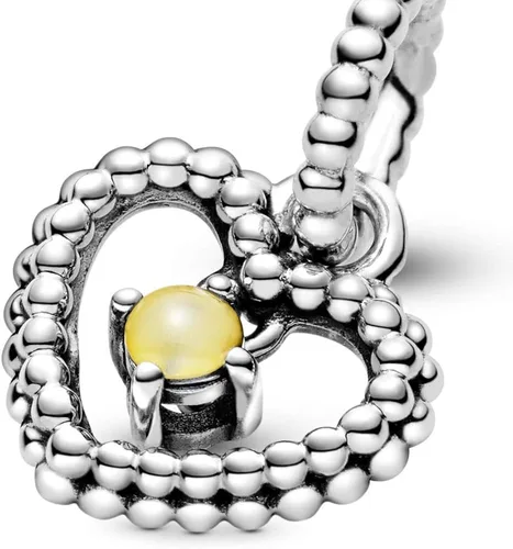 Miniatura 4 de PANDORA Colgante de plata de ley 925 con cuentas de cristal de cumpleaños