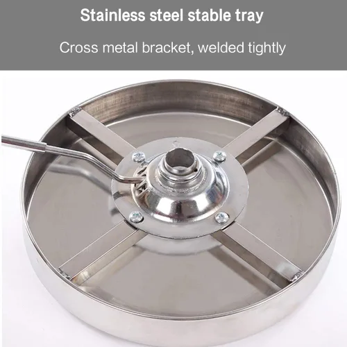 Miniatura 5 de LUXUCURE Taburete rodante de metal con ruedas y reposapiés, taburete de belleza resistente de altura ajustable, estructura de acero inoxidable