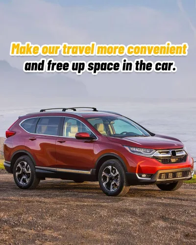 Miniatura 7 de Barra transversal de 220 libras para Honda CR-V CRV 2017-2022 con rieles de techo empotrados, barra de carga, barra transversal, accesorios