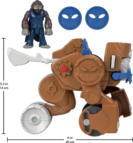 Miniatura 5 de Fisher-Price Imaginext - Juego de figuras de mono, catapulta de juguete preescolar con acción de lanzamiento para juegos de simulación a partir de 3