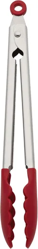 Miniatura 5 de KitchenAid Tijeras multiusos con funda protectora, pinzas de acero inoxidable de 8.72 pulgadas, color rojo y silicona, 10.26 pulgadas, rojo