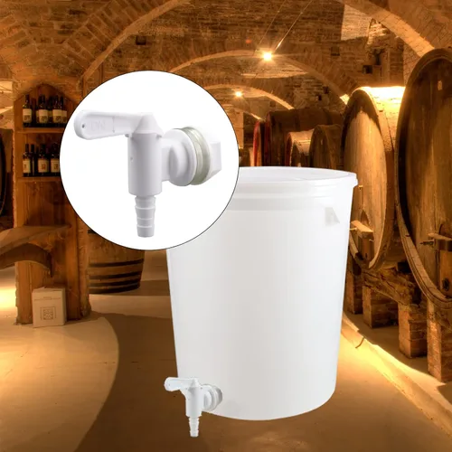 Miniatura 5 de Cubo de embotellado de repuesto para cerveza o refrescos, grifo fermentador para hacer vino y elaboración de cerveza casera, paquete de 3