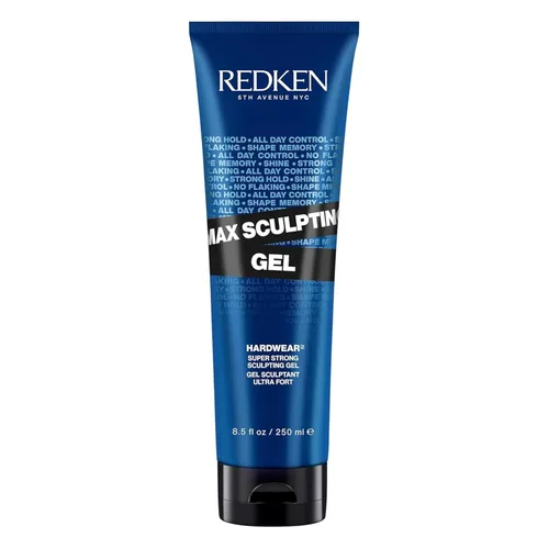 Redken Gel de escultura Max para todo tipo de cabello: proporciona un acabado corporal y de alto brillo con memoria de forma de larga duración,