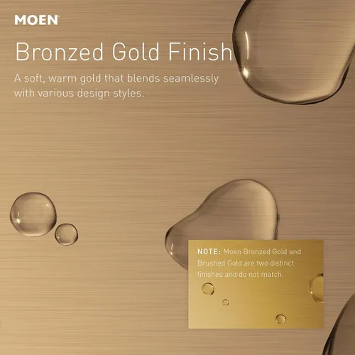 Miniatura 3 de Moen Genta LX WT901BN - Llenador de bañera de un solo mango, grifo de bañera de alto flujo contemporáneo con alcance de boquilla de 10 pulgadas