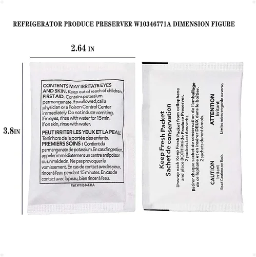 Miniatura 4 de prime&swift Conservador de productos para refrigerador W10346771A (12 paquetes-6 paquetes incluidos), repuesto para 2117689, AH3503014