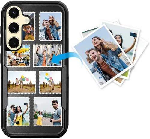 Miniatura 106 de Funda protectora personalizada para Samsung Galaxy S22 Ultra 5G (versión 2022), funda protectora de doble capa resistente con múltiples fotos, a