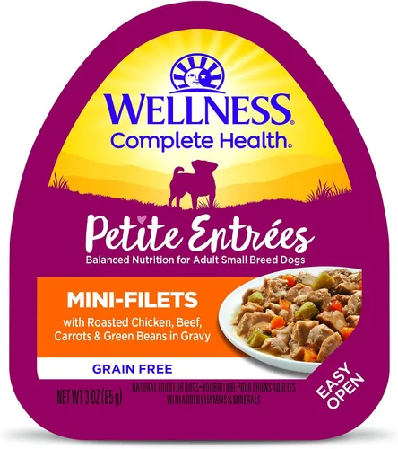 Miniatura 18 de Wellness Petite Entrées - Mezcla triturada con cordero estofado, venado, batatas blancas y zanahorias, taza de 3 onzas (paquete de 12)