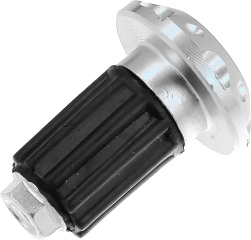 Miniatura 5 de X AUTOHAUX 1 par 7/8 "0.866 in motocicleta mano apretones manillar final deslizante tapas tapones aleación de aluminio negro