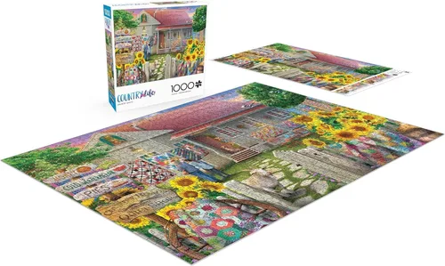Miniatura 4 de Buffalo Games - Eduard - Country Quilts - Rompecabezas de 1000 piezas para adultos - Rompecabezas desafiante perfecto para noches de juego