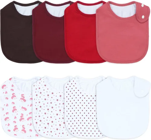 Baberos impermeables para niños y niñas, suaves y absorbentes, bandana, juego de baberos para bebés recién nacidos de 0 a 12 meses