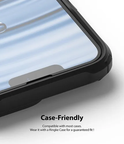 Miniatura 9 de Ringke Protector de pantalla de vidrio de cubierta completa compatible con iPhone 13 Pro Max, antiarañazos, compatible con fundas, cobertura