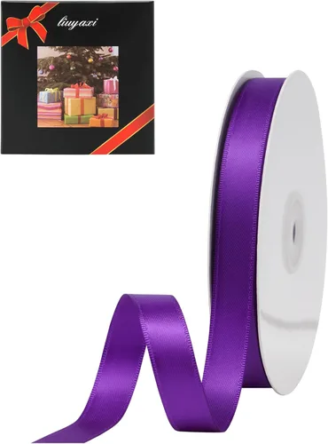 Miniatura 81 de LIUYAXI - Cinta de satén roja de doble cara, 2 pulgadas X 25 yardas continuas, cintas perfectas para envolver regalos, ramo de boda, decoración DIY