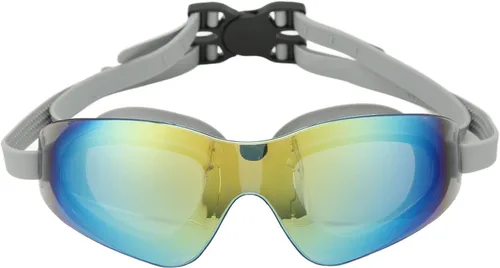 Miniatura 6 de GLOGLOW Gafas de natación, gafas de natación de gran angular para natatorio Gray