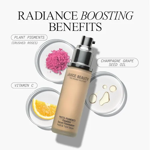 Miniatura 3 de Juice Beauty PHYTO-PIGMENTS - Base de base de suero impecable – Buff Suero perfeccionador de la piel + desafía la edad en uno Fito-pigmentos