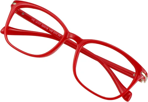Miniatura 13 de VisionGlobal Lentes de bloqueo de luz azul para mujer, antifatiga ocular, lectura en computadora, gafas de televisión, elegante marco cuadrado