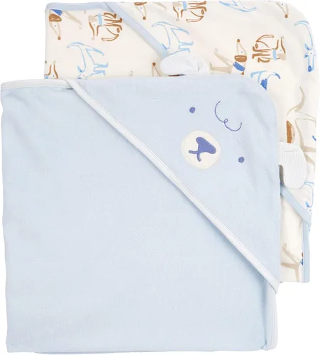 Miniatura 8 de Carter's Toalla con capucha para bebé (azul claro)