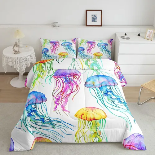Miniatura 20 de Feelyou, juego de ropa de cama estilo vaquero tamaño individual para niños, juego de edredón occidental para niños y niñas, desierto del lejano