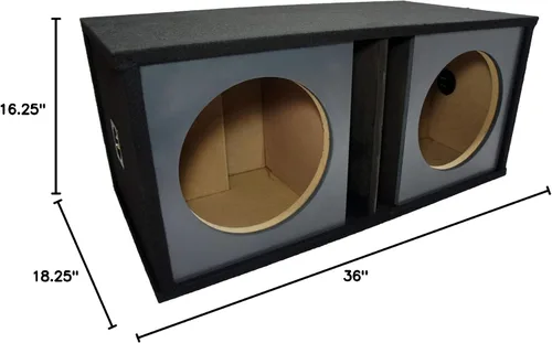 Miniatura 9 de Harmony Audio HA-C122 Competition Dual 12" Loaded Ported Subbox Bundle con Kicker Bundle Harmony HA-A1500.1 Amp & Kit de instalación