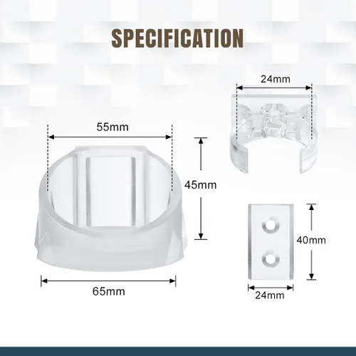 Miniatura 6 de Lenink Montaje en Pared para Sables de Luz Transparente, Paquete de 1 Soporte para Sables de Luz Compatible con Sables de Luz de Galaxy’s Edge