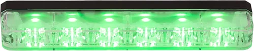 Miniatura 10 de Buyers Products 8892800 - Luz estroboscópica LED ultra brillante de perfil estrecho de 5 pulgadas, ámbar, 6 LED con intermitente síncrono y alterno