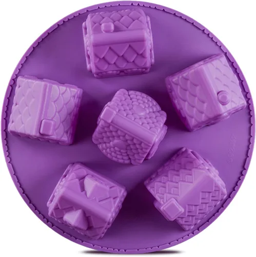 Miniatura 9 de Molde de silicona para hornear de casa de jengibre de Navidad de 10.2 pulgadas, bandeja de cumpleaños para aniversario de FantasyDay - Molde