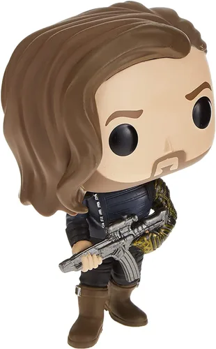 Miniatura 6 de POP Marvel: Avengers Infinity War - Bucky Barnes (Winter Soldier) Funko Pop! Figura de vinilo (paquete con funda protectora compatible con Pop Box)