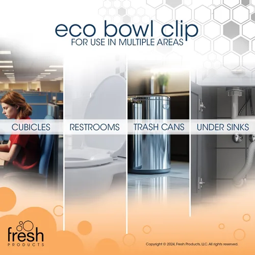 Miniatura 7 de Fresh Products FRS EBC72 CBLBX Eco-Fresh - Pinza para tazón, flor de algodón, color azul (paquete de 12)
