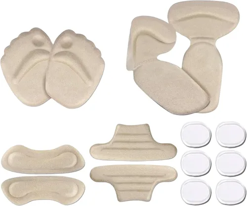 Miniatura 7 de Almohadillas de tacón alto, agarres de talón, inserciones de talón, cojín de tacón alto en el antepié, plantillas de tacón alto para prevención