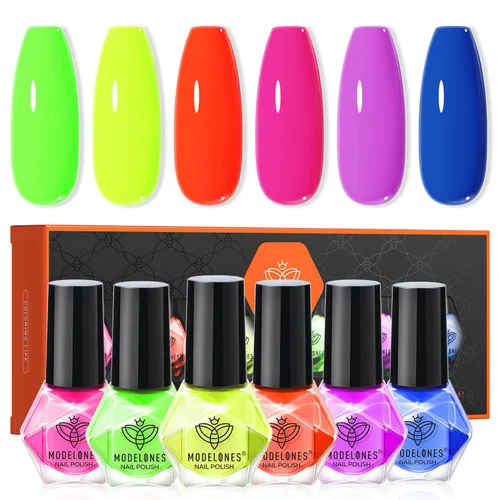 Miniatura 11 de modelones Esmalte de uñas, capa base 3 en uno, 0.5 onzas líquidas, fortalecedor de uñas transparente, secado rápido, larga duración, brillo