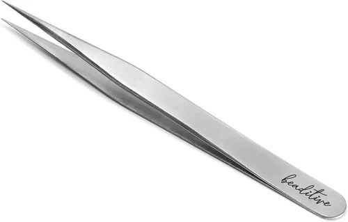 Miniatura 6 de Beaditive Pinzas de alta precisión, paquete de 3 pinzas para manualidades de 4.7 pulgadas para costura, cuentas y manualidades – Juego de pinzas