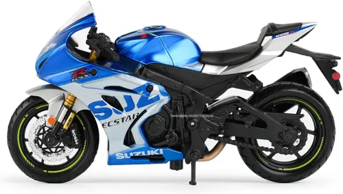 Miniatura 3 de Bburago May Cheong B18-51088 Suzuki GSX-R 1000 Motocicleta, rojo, 1:18