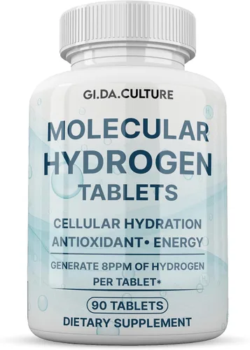 Miniatura 7 de Tabletas de agua de hidrógeno molecular (8 ppm) Magnesio, Ácido málico y L-Tartárico Suplemento de hidratación y antioxidante Apoyo energético