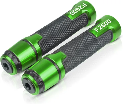 Miniatura 14 de Tapón para manillar de motocicleta, pomos antideslizantes para mango de scooter extremos de manillar de mano de 7/8 pulgadas 0.866 in con logotipo