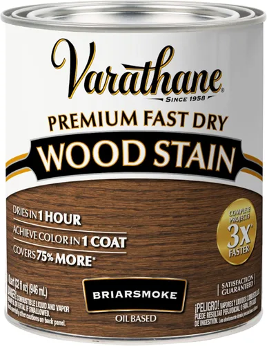 Miniatura 23 de Varathane Premium - Colorante de madera de secado rápido, cuarto de galón, roble primaveral color fantasía (Spring Oak)
