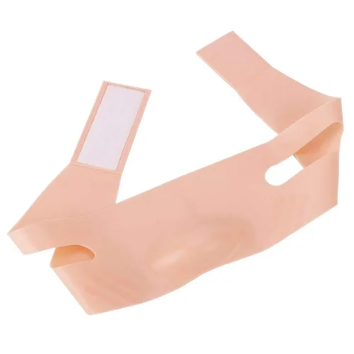 V Line Face Slimming Belt, Correa de elevación de barbilla de silicona, Reductor de barbilla doble, Venda de apriete de contorno antiarrugas