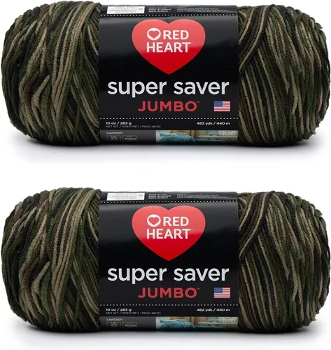 Miniatura 14 de Red Heart Super Saver Jumbo Ovillo de lana, Amatista