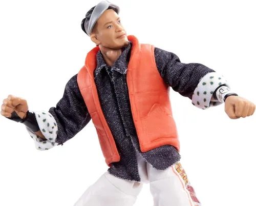 Miniatura 2 de WWE Kushida Elite Collection Figura de acción, 6 pulgadas, regalo coleccionable para fanáticos de la WWE a partir de 8 años