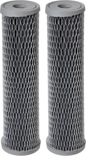Miniatura 8 de Pentair Pentek NCP-20 Filtro de agua de carbono, 20 pulgadas, cartucho de filtro plisado impregnado de carbono sin celulosa para toda la casa, 20 x