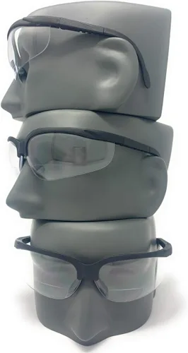 Miniatura 5 de The Jack Of All Trades - Gafas de lectura bifocales de seguridad, lectores bifocales, patilla ajustable, ANSI Z87.1