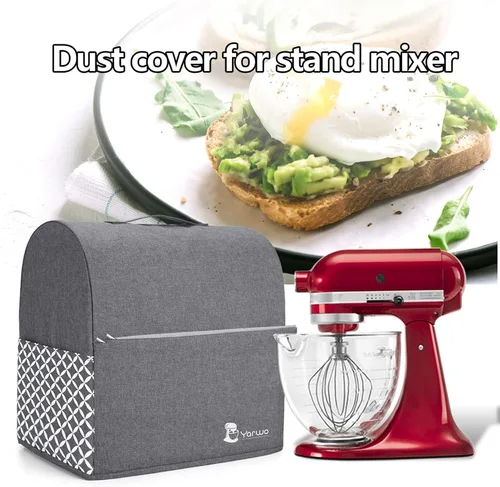 Miniatura 8 de Yarwo Funda para batidora de pie compatible con batidora KitchenAid de 4.5 cuartos y todas las de 5 cuartos, cubierta protectora contra el polvo