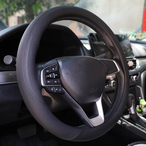 Miniatura 2 de Funda de cuero para volante para Mazda CX5/CX-5 CX50/CX-50 CX3/CX-3 CX30/CX-30 CX9/CX-9 Mazda 3 5 6 MX-5 Miata CX-7 RX-8 GS GT Sport Accesorios