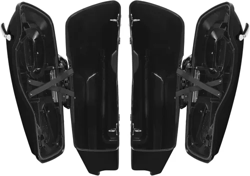 Miniatura 8 de TCT-MOTORPARTS Alforjas rígidas extendidas de 5 pulgadas x 7 pulgadas para bocinas Harley 2014-2024 Touring Road King, Road Glide, Street Glide