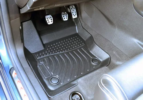 Miniatura 3 de Alfombrillas de Piso para Automóvil de Repuesto para Ford Focus 2012-2018 (No Compatible con Focus RS) Forro de TPE Resistente Ajuste Personalizado