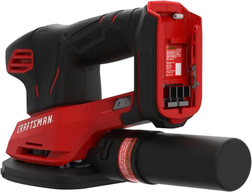 Miniatura 9 de CRAFTSMAN Lijadora de detalles inalámbrica 20V MAX, solo herramienta (CMCW221B), color rojo
