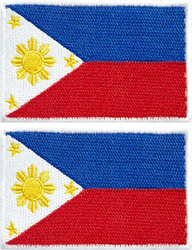 Miniatura 24 de stidsds Paquete de 2 parches de bandera de Sudáfrica, parches bordados, banderas sudafricanas, parche táctico militar para ropa, sombrero, mochilas