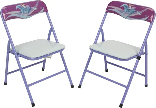 Miniatura 6 de Disney Frozen Juego de mesa y sillas plegables para niños de 36 meses hasta 7 años, incluye: 1 mesa