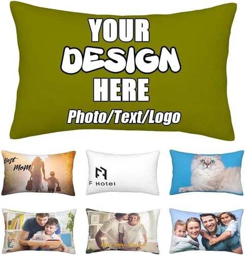 Miniatura 36 de Funda de almohada decorativa personalizada con foto de pareja, funda de cojín decorativo personalizada, fundas de almohada personalizadas